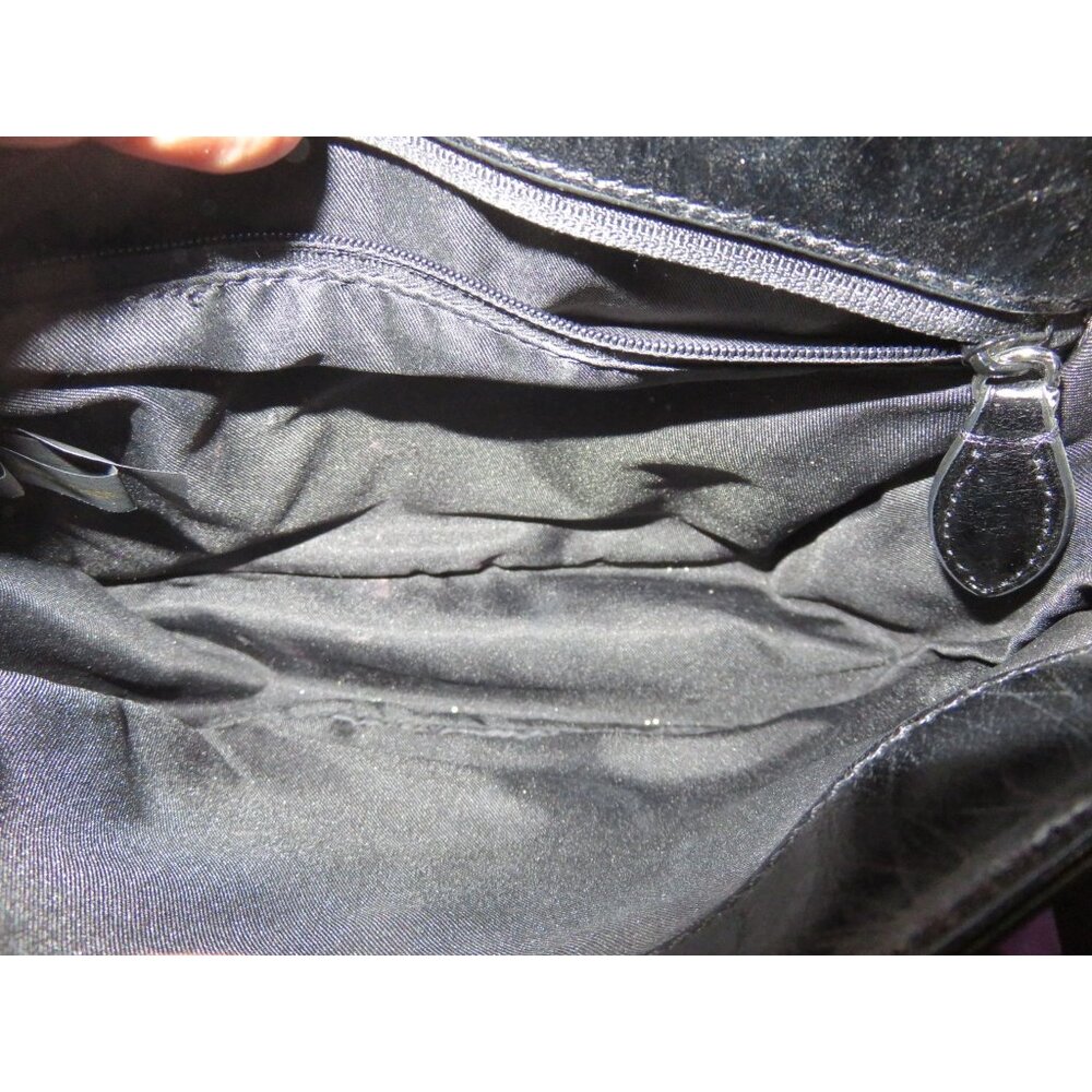 Rebecca Minkoff Vegan Python Embossed Leather Sad… - image 4